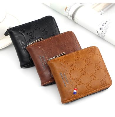 China Korean Soft Leather Wallet PU Leather Men's Wallet Purse Small Casual Short Male Wallet Simple Stylish Waterproof Clutch Wholesale for sale