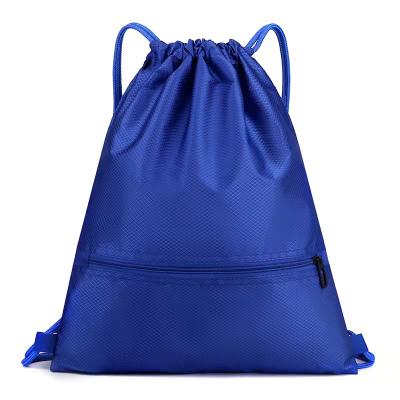 China Wholesale Cheap Promotional Custom Waterproof Reclycled 420d Polyester Nylon Drawstring Bags Sports Backpack Basketball Gift Bag With Logo for sale