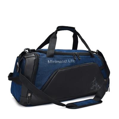 China Durable Travel Tote Cubes Wholesale Fashion Outdoor Waterproof Gym Sports Duffel Bag Overnight Travel With Shoes Pocket Men's Weekend Travel Kitbag for sale