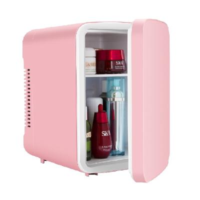 China 8L Mini Beauty Fridge Thermoelectric Skin Care Small Cosmetic Makeup Fridge for sale