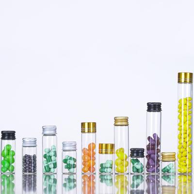 China Gift & Glass Vial Container Single Dose Sample Glass Vial Medication Multi Dose Gold Craft Bottle for sale