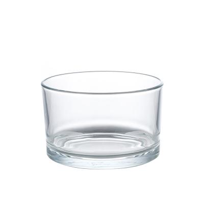 China Custom Unique Clear Glass Candle Jar Home Decoration Scented Cheap Decorative Jar Candles Candle Jars for sale