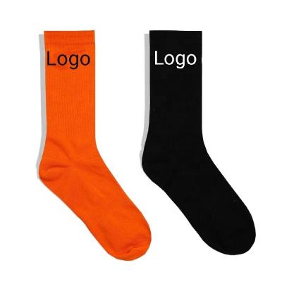 China Wholesale OEM Custom Cheap Designer Custom Design Your Own Logo Men Crew Sports Socks for sale