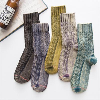 China Camouflage QUICK DRY Mens Crew Autumn Winter New Designs Cotton Terry Socks for sale