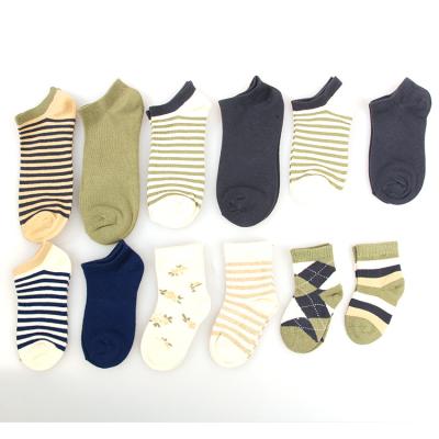 China Kids QUICK DRY Shallow Tube Fashion Cotton Organic Colorful Kids Socks for sale