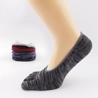 China Sporty QUICK DRY Cotton Running No Show Invisible Ankle Five Finger Boat Boots Toe Socks For Men for sale