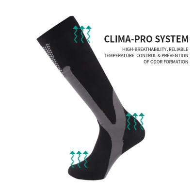 China Breathable Antithrombic Stage Decompression Mens Copper Athletic Compression Socks for sale