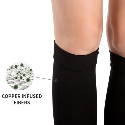 China Factory Direct Sales High Quality Customized Nurse Knee Compression Socks Medical 15-20 mmHg SQ-010 for sale