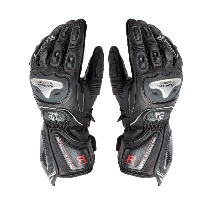 China Men's Genuine Leather Gloves Ski Gloves Carbon Fiber Motocross Outdoor Sports Factory Outlets Long Breathable Motorcycle Gloves for sale