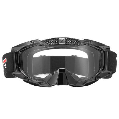 China Factory Off Road Goggles PC Dustproof Glass Motorcycle Outlets Slanted Glass Goggles Windproof Shockproof Motocross for sale