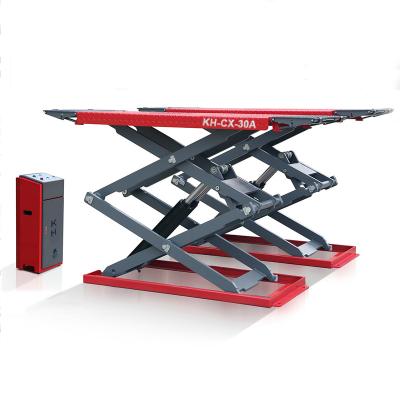 China KH-CX-30A 3000kg Hydraulic Scissor Lift Ultrathin Car Scissor Lift 3000kgs for sale