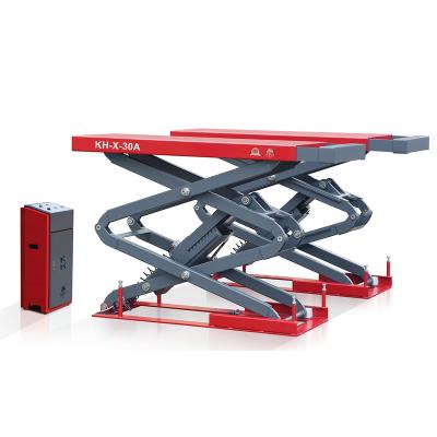 China KH-X-30A 3000kg Hydraulic Scissor Lift In-ground Scissor Car Lift 3000kgs for sale