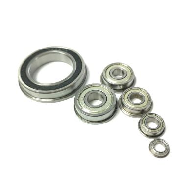 Cina ABEC-1 Precision Single Row Flange Deep Groove Ball Bearings MF104ZZ 4x10x4 mm Elenco in vendita