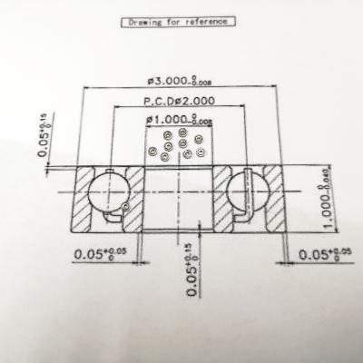 China Mobile 1*3*1 Miniature Micro Full Ball Bearing 681 with Clearance C3 and High Precision for sale