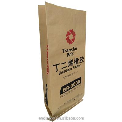 중국 25kg Industrial 3 Layer Paper Kraft Sack Pp Woven Cement Bag Custom Size For Sale 판매용