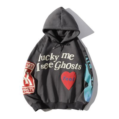 China copy of Kanye West Fashion Hip Pop Sweater Lucky Me Anti-wrinkle I See Ghosts Hoodie Kids See Ghosts Hoodies for sale