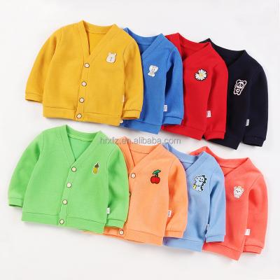 China The new 2022 autumn/winter baby sweater cardigan men's and women's treasure coat long sleeve sweater anti-shrink sweater children for sale