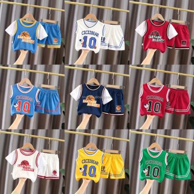 China Wholesale Casual Basketball Cotton Quick Dry Children's Breathable Suits Manufacturer Directly for sale