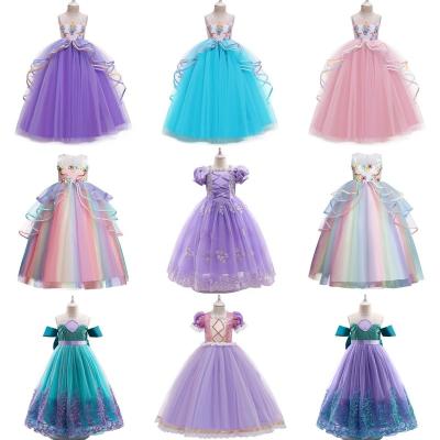 China hot new little princess Anti-wrinkle performance dress birthday wedding dress girl dress China export wholesale for sale