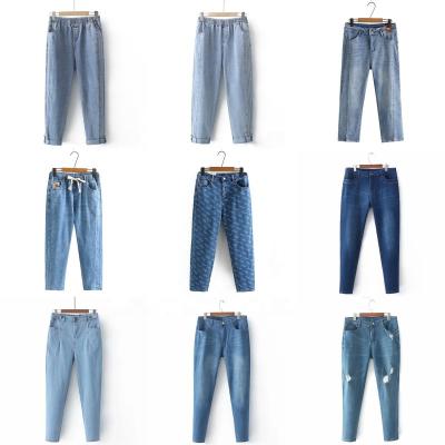 China Hot 2022 Jeans Straight Leg Women's Breathable Rip Jeans for sale