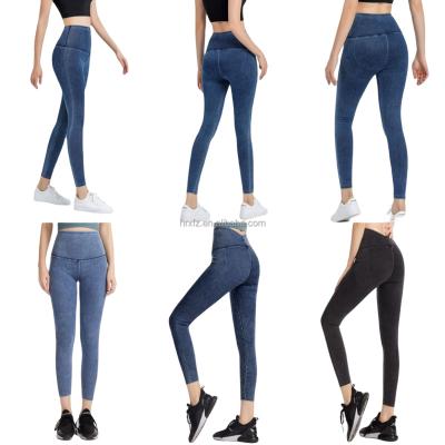 China Breathable Spring/Summer 2022 High-waisted Slim Barbie Pants Skinny Women's Jeans Hip-lifting Yoga Sweatpants for sale