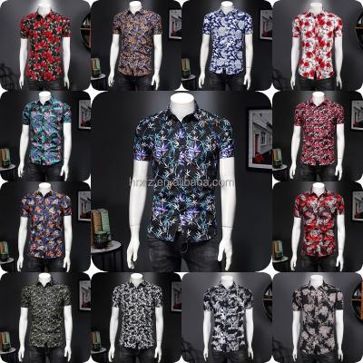 China Fashionable Cotton Printed Mens High Street Shirt Anti Shrink for sale