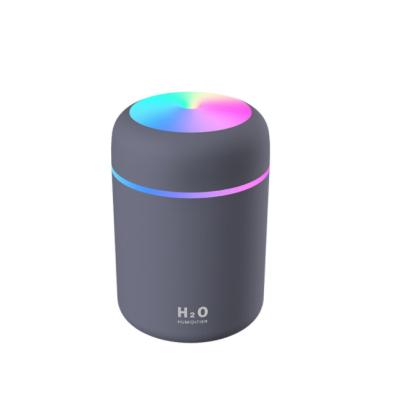 China 300ml Car Humidifier Mini Led Colorful Ultrasonic Air Humidifier USB Car Humidifier for sale