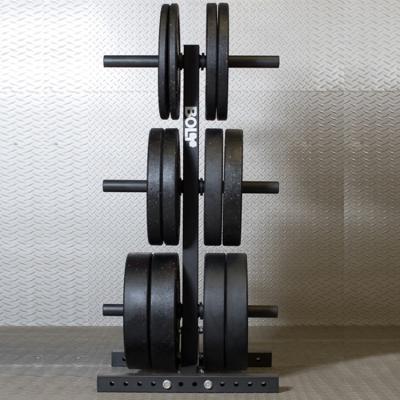 China Package: hot selling 1pc/carton professional sports equipment weight plate rack tree without wheels for sale