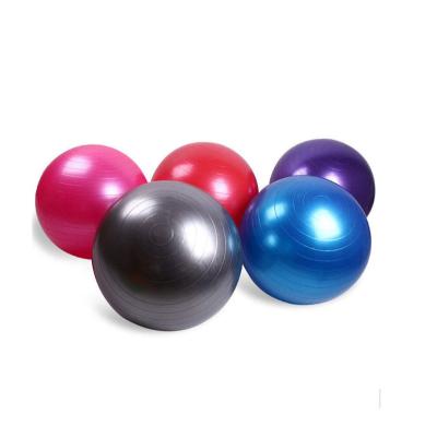 China Anti-shatter gym exercise eco-friendly back PVC material thickened anti shatter, non slip yoga ball (45-95cm) for sale