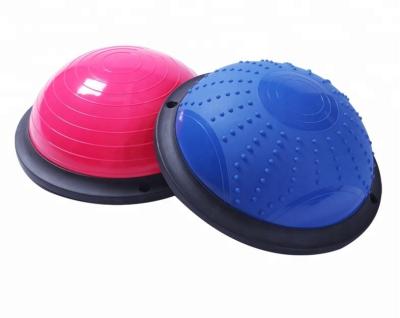 China Diameter: 46cm DIA Anti Burst Gym Stability Pilates Yoga Exercise Ball, Pilates Half Ball, Mini Balance Board for sale