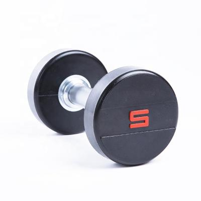 China High Quality Rubber/Iron/Steel Gym All Kinds Of Features Gym Equipment PU Dumbbell for sale