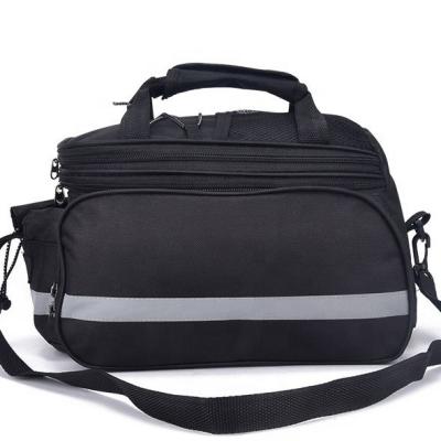 China GoFast Waterproof Bike Seat Pannier Cargo Trunk Bag Organizer Bicycle Rack Rear Carrier Bicycle Pannier Bag for sale