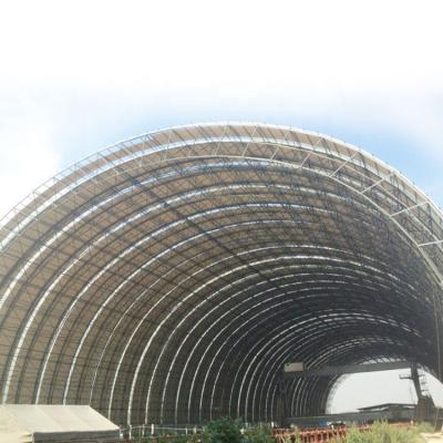 중국 Prefab Storage Arched Roof Covering Warehouse Construction Building Space Frame Structure Coal Structural In Philippines 판매용