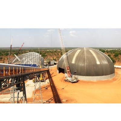 China Structural Roofing Undertake Burkina Faso Space View Dome Slag Storage Additive Storage Project for sale