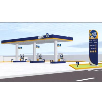 Китай Structural Roofing Prefab Build Steel Structure Gas Station Or Renovate Gas Station Canopy продается