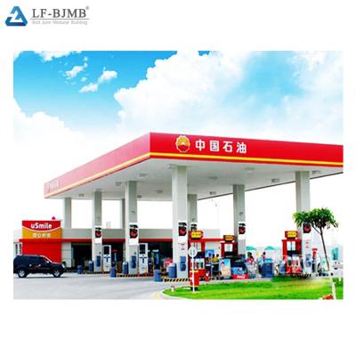 China IF-BJMB Structural Steel Structure Gas Filling Station Roofing for sale