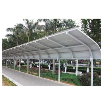 China Structural Roofing Galvanized Lightweight Steel Grade Prefab Garages Car Parking Canopy for sale