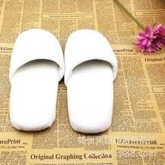 China Embroidered Custom Hotel Slippers , Eco Friendly Terry SPA Slippers For Club for sale