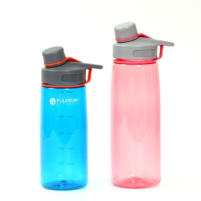 China 2021 New 850ml Tritan LOGO Customized Water Bottle With Viable Portable Sports Straw for sale