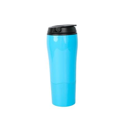 China Viable Tumbler Custom Logo Double Wall Plastic Travel Coffee Mug /Tumbler Cup /Wine mug thermo for sale