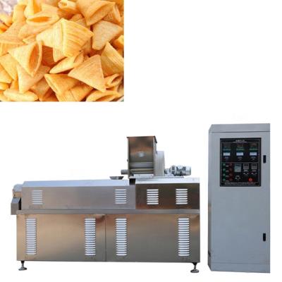 China Slanty Snacks Nacho Making Machine Food Snacks Production Line Fried Bugle Machine Salad Bugle Corn Chips Extruding Production Line Fried Snacks Pellet Line for sale