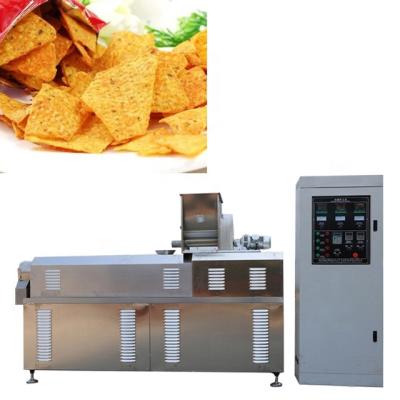 중국 factory wheat flour snack doritos fried tortilla chips making extruder production machine for sale 판매용