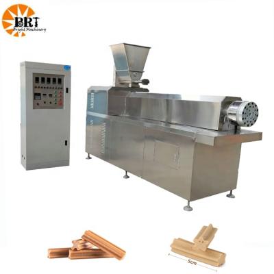 China Good Pet Treats Dog Chews Bone Food Making Machine Extruder Different Wide Shapes Automatic Pet Treats Extruder Pet Treats Chews Snacks Dog Chew Making Machine à venda