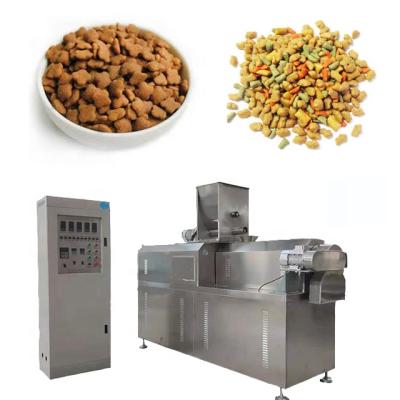 China Dog/Cat Chips Dog Food Machine Dog Food Making Machine Fully Automatic Pet Feed Extruder Machine zu verkaufen