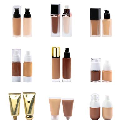 China Moisturizer No Logo Liquid Foundation Private Label Face Makeup Matte Beauty Bulk Foundation Makeup Waterproof for sale