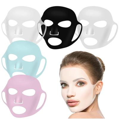 China Moisturizer Wholesale Low Price Amazon Amazon Reusable Female Soft Face 3d Silicone Mask For Facial Mask Cover Skin Care for sale