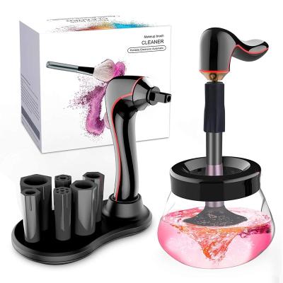 China High Quality Custom Logo USB Convenient Makeup Dry Clean Brush USB Charging Automatic 3 Speed ​​Ultrasonic Machine Makeup Brush Cleaner and Dryer Tools for sale