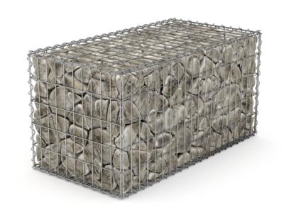 China 2.0mm - 4.2mm Gabion Draad Basket Mesh Voor Spoorweg Terrain En Brug Bescherming Te koop