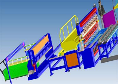 중국 메쉬 절단 라인과 / 분 55 배 6 밀리미터 자동 와이어 메쉬 용접기 판매용