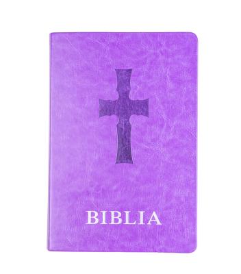 China paper & Custom Leather Embossing Cardboard New Age Holy Bible Kjv Bible Spanish Print Cardboard PU for sale